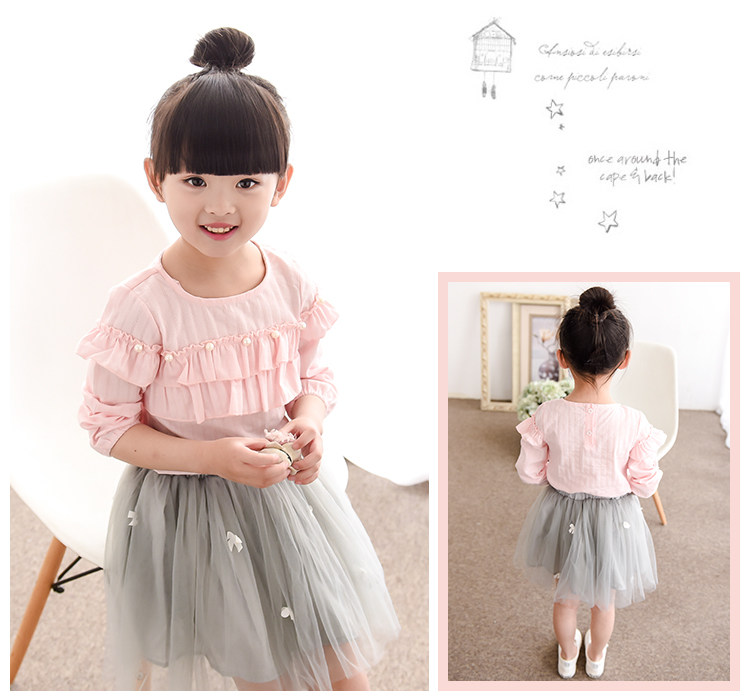 Chemise fille à manche longue - Ref 2086242 Image 14