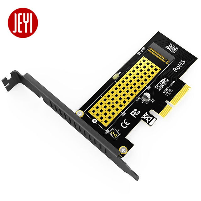 Jiayi Nvme Adapter Card Pcie3.0 X4 Full Speed Gen3 Full Speed M.2 Adapter Card Expansion Card M2 Heat Sink