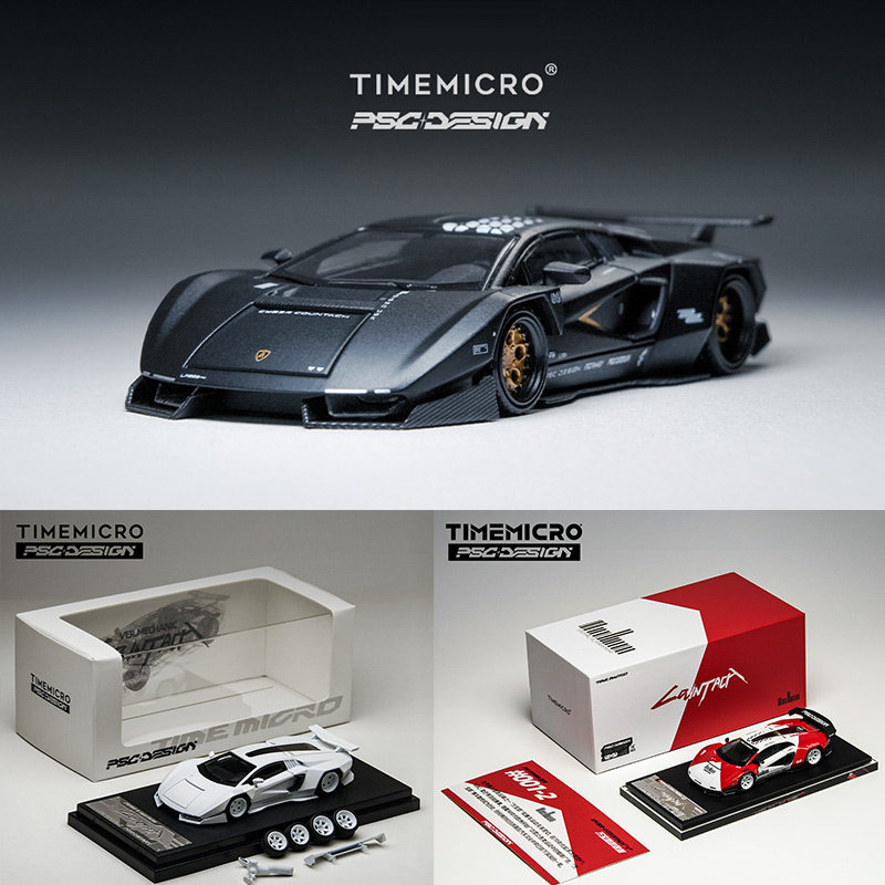 TM × PSC DESIGN 1:64 ランボルギーニ カウンタック 北展限定 Time