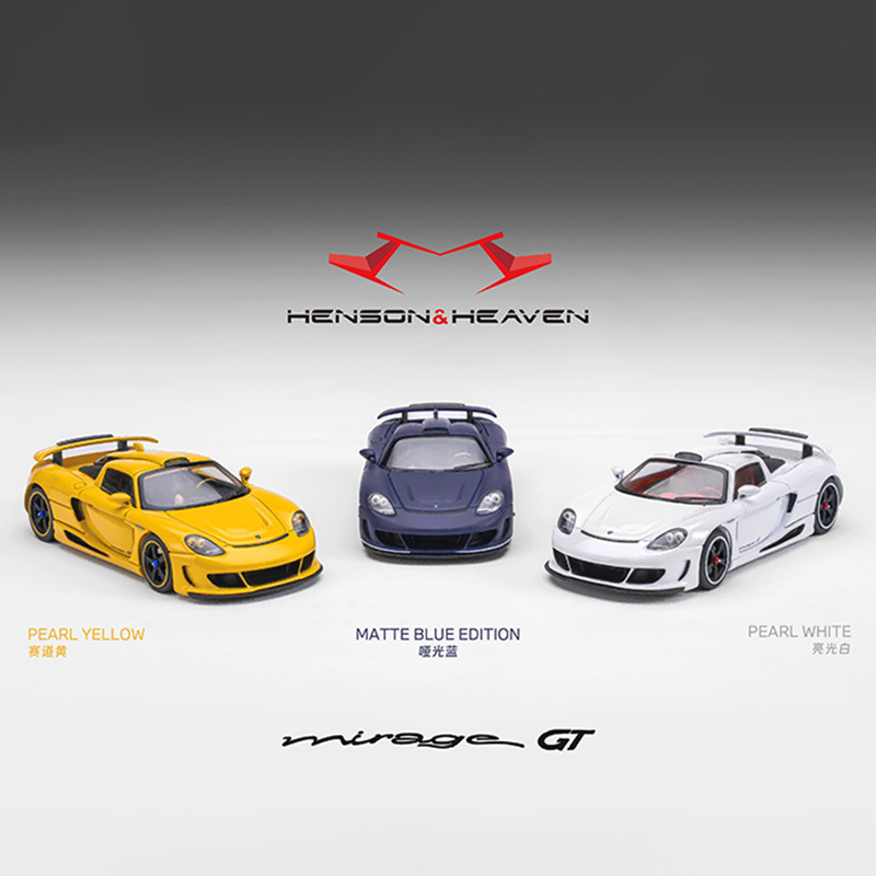 Hh 1:64 Porsche Gemballa Mistrale Mirage Gt Alloy Car Model