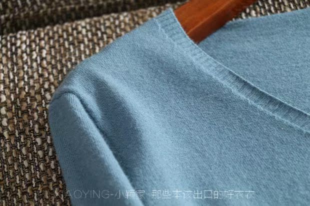 M777 toàn bộ chuyến đi Úc chao mềm mại thân thiện với da thoải mái Cổ chữ V áo len dài tay đơn giản 4 màu mẫu áo len đẹp