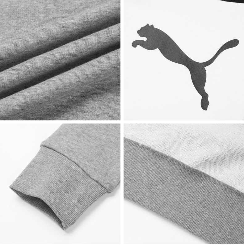 PUMA Hummer chính thức mùa xuân và mùa thu Takasawa chung áo len cổ tròn thể thao và áo len giải trí 578421 - Thể thao lông cừu / jumper áo thun dài tay nam hàng hiệu