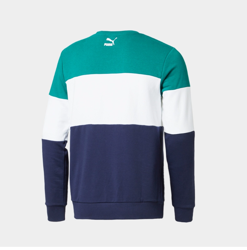 PUMA Hummer chính thức mùa xuân và mùa thu Takasawa chung áo len cổ tròn thể thao và áo len giải trí 578421 - Thể thao lông cừu / jumper áo thun form rộng tay dài hàn quốc