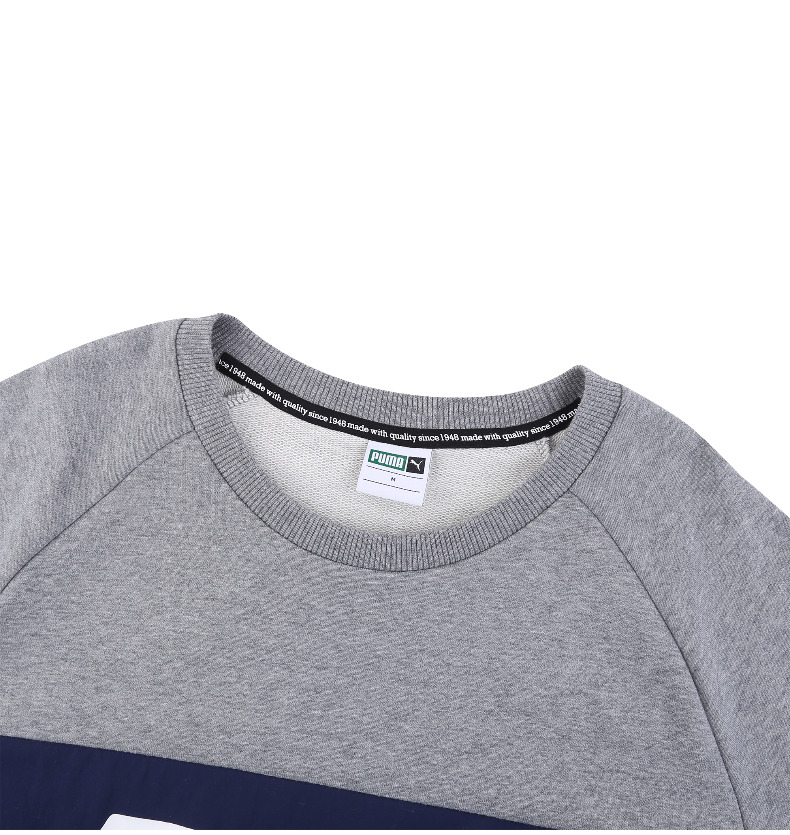 PUMA Hummer Official Áo len cổ tròn nam Colorblock 573679 - Thể thao lông cừu / jumper áo hoodie gucci
