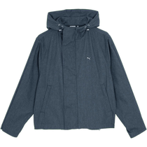 PUMA official new womens loose hooded windbreaker jacket NAVY PACK 627729