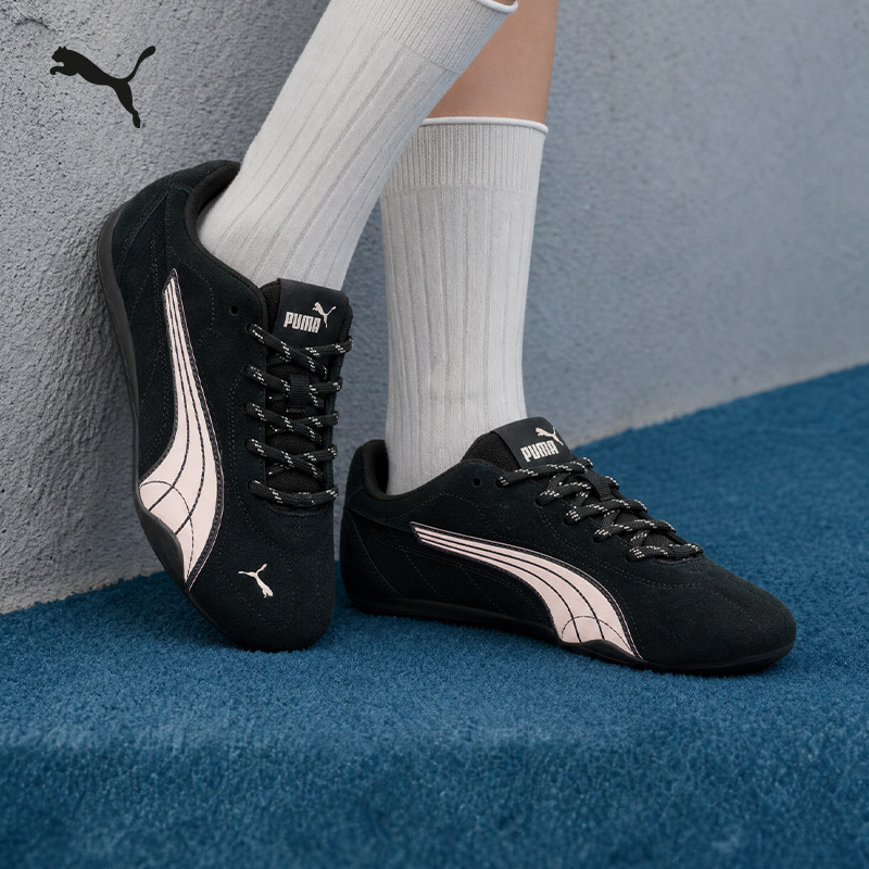 Catch Thin-Soled Shoes | Retro Black Pink Racing Shoes for Men and Women Puma New Summer Casual Shoes 410455