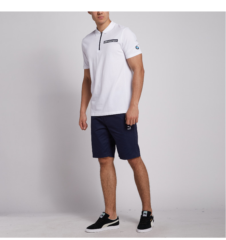PUMA Hummer Áo sơ mi nam ngắn tay nam chính thức BMW Motorsport 575251 - Áo polo thể thao áo polo unisex