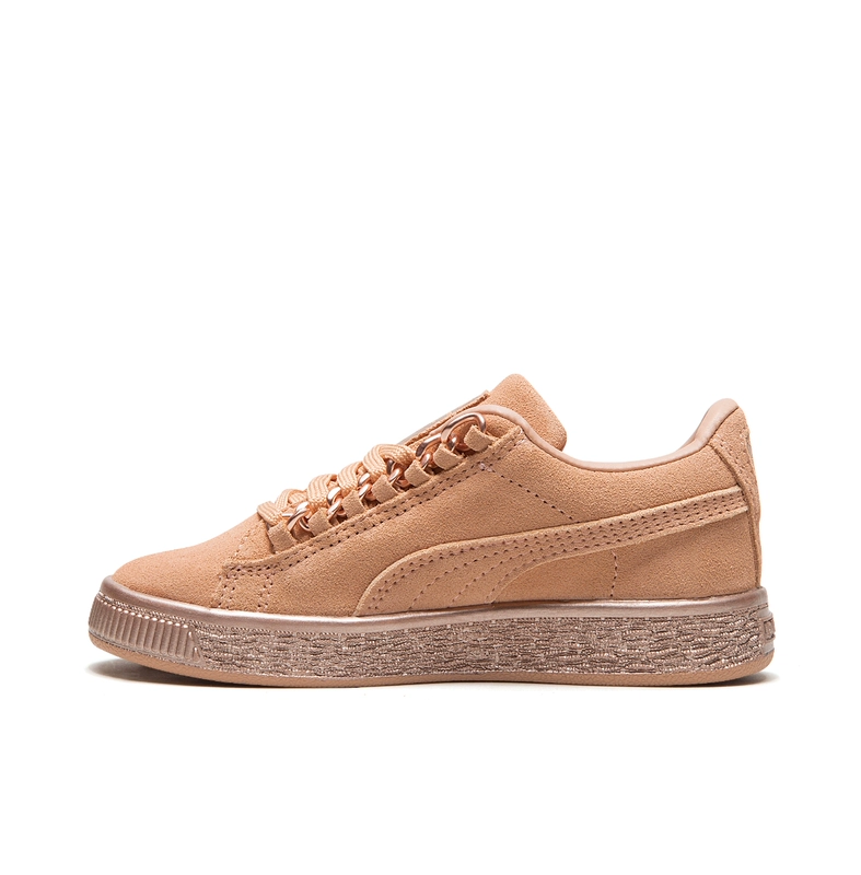 PUMA Hummer chính thức xác thực Trẻ em cắt thấp giày thể thao cổ điển retro SUEDE 366666 - Dép / giày thường