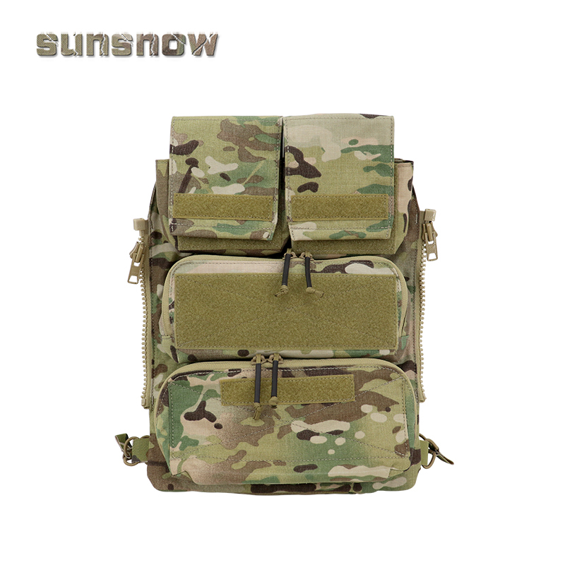 【Sun Snow Manufacturing】Cp Pouch Zip_On Panel 2.0 Jpc Avs Back Panel Bag Zipper Panel Bag