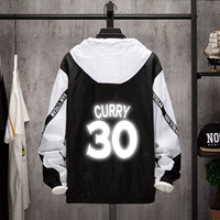 Quần áo chống nắng NBA Warriors 30th Curry áo khoác mỏng thoáng khí học sinh ngoài trời áo UV điều hòa - Cực lớn quần jean nam đẹp