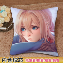 Violet Timeless Garden Perimeter Vielliet Secondary Meta the Pillow Cushion Back to the pillow Nap Pillow Square Pillow