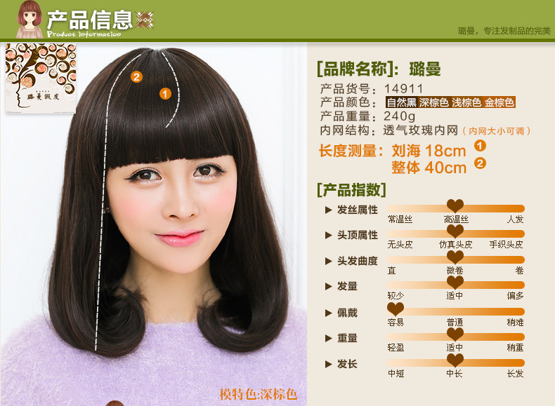 Perruque cheveux courts - Ref 2613423 Image 8