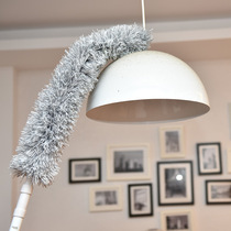 Chicken feather duster household non-hairless housework cleaning cleaning ash retractable car cleaning dust dust dust household Zen