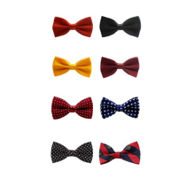  Baby baby small bow tie Childrens bow tie boy bow flower girl male British black red dress jewelry male