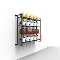 Wall-mounted ball frame ball frame basketball football volleyball storage rack display rack ball placement rack display rack