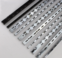 Aacolumn bar black and white stainless steel ladder shoe rack clothing store props display rack upper wall post Aa bracket side strip