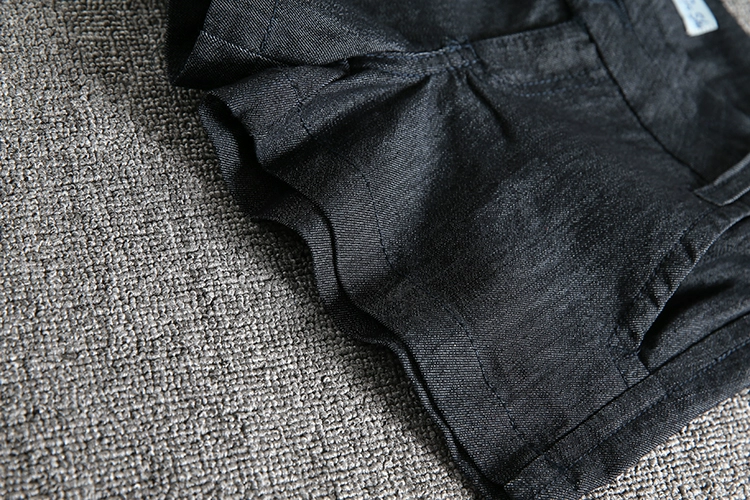 Mùa hè mới thấp eo thẳng denim quần short cotton nữ Thời trang quần lửng hoang dã nóng bỏng Quần màu đơn giản