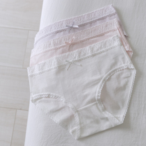 sirao3 Dress Lady Underwear Full Cotton Lace Breathability Sensation Students Summer Ultra Slim New Low Waist Triangle Pants