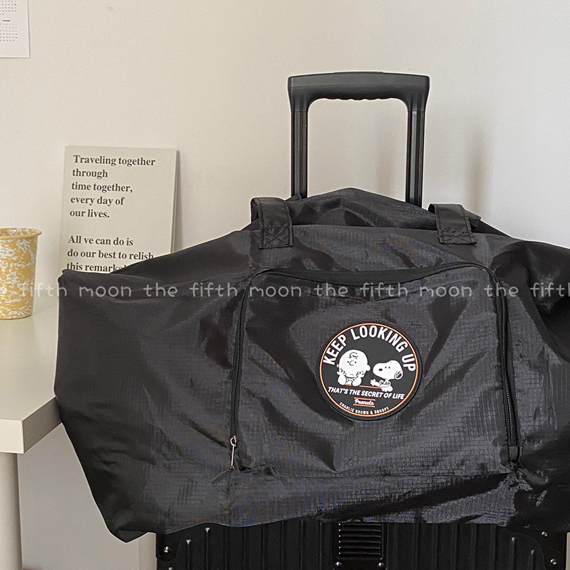 thefifthmoon cute cartoon puppy large-capacity portable travel bag clothing storage bag portable travel bag