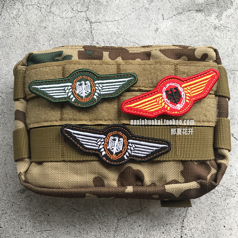 German badge Velcro chapter German Army Fan badge Small chest sticker sticker Morale chapter Backpack sticker Personality cloth sticker