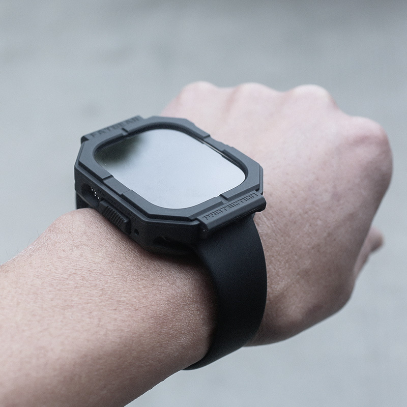 Fat Bear Is Suitable for Apple Watch S11/S10 42mm 46mm Ultra 1/2/3 Generation Aochuang Smart Watch Protective Case Tactical Anti-Fall Case Shell 49mm Protective Case