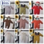 拉拉 瑁 Bộ đồ lót sơ sinh cho bé sơ sinh áo choàng cotton dày áo giữ nhiệt trẻ em