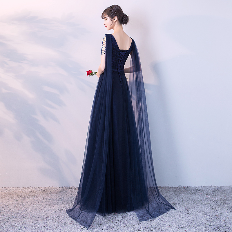 2024 Autumn New Performance Evening Dress Toasting Dress Banquet Student Choir Long Dress Student Graduation