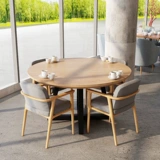 Индивидуальный американский ретро сплошной деревянный круглый столик круглый обеденный стол домашний столик кофейня и стул Комбинированный ресторан Стол Круглый обеденный стол