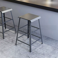 75 сиденья с черной железной пластиной высотой 75 сидений