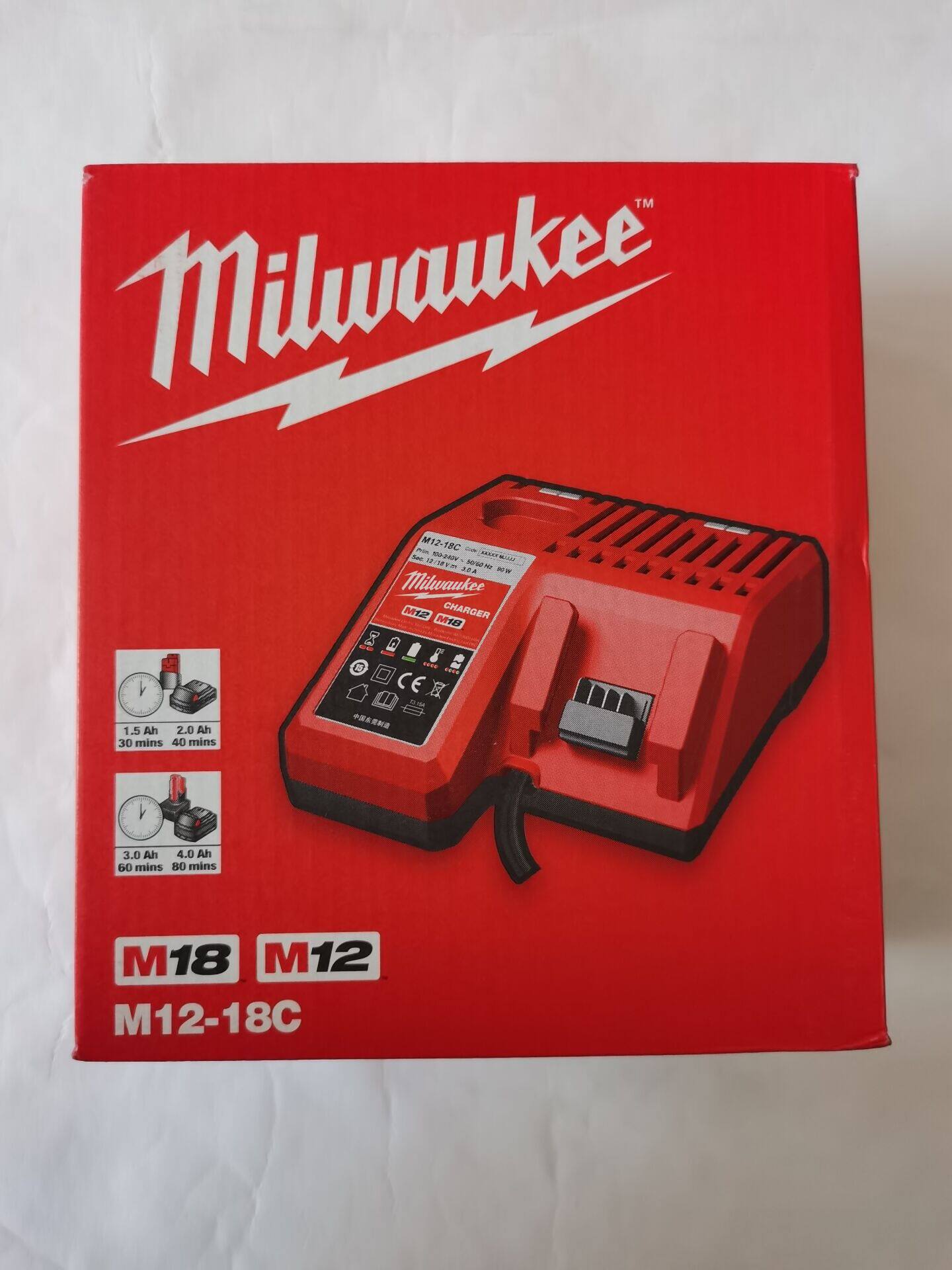 Milwaukee Maywodge All-new Mivochi Red Lithium 3A slow charge M12-18C original charger