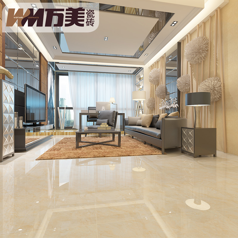 Wanmei Ceramic Tile Living Room Bedroom Floor Tile Full Glaze Foshan Brick Tv Background Wall Ceramic Tile Floor Tile 800x800