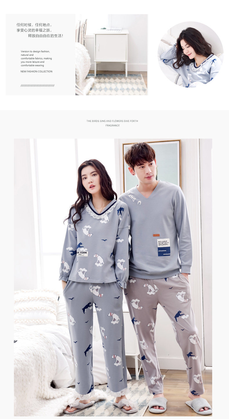 Pyjama mixte en Coton à manches longues - Ref 3004691 Image 12