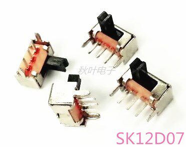 SINGING machine SK12D07VG3 4 5 POWER TOGGLE SWITCH 3 feet two gears SS12F23G3 4 5MM 20PCS