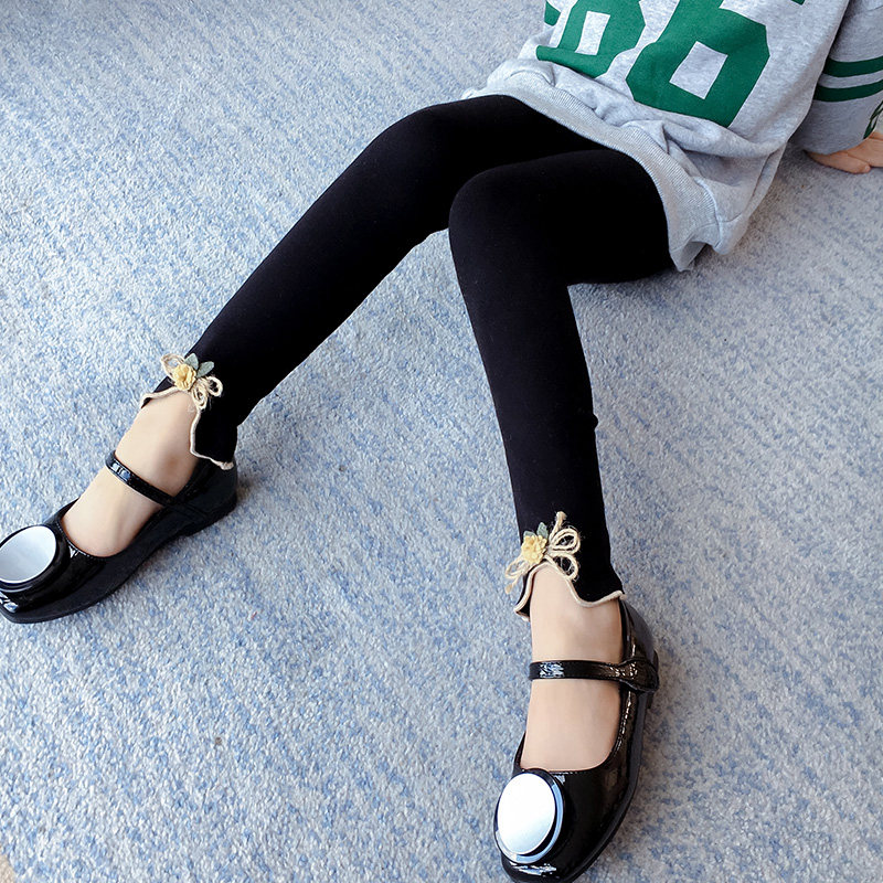 Girls spring and autumn clothes underwear baby 2-3 four 4 five 5 six 6 ten 7 to 8 years old little girl casual sports long pants