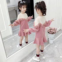 3 childrens clothing 4 girls autumn 5 dress 6 long sleeve 2021 New 7 foreign Style 8 princess skirt 10 years old girl 9