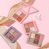 拉美拉 Molan Color Ultrafire Четырехлорная теневая пластина блестящая порошковая порошкообразная жемчужная легкая водонепроницаемая флэш -бусинки Студенты маленькая тарелка портативная 5086