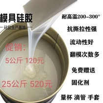 High-quality translucent flip-mold silicone silicone liquid mold silicone rubber high-detail glue mold making