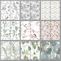 The red toilet tile all - ceramic soft surface 400 × 800 bathroom toilet wall tile background wall antique tile