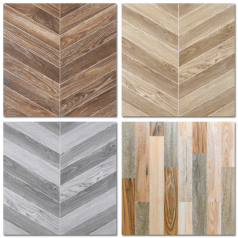 Fish Bone Wood Grain Brick 600 Patio Garden Anti-Slip Ground Floor Dining Room Dining Room herringbone Imitation Wood Wood Imitation Floor Tile