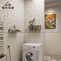 French toilet tile bathroom toilet 300 * 600 Ginkgo leaf wall tile retro tile tile