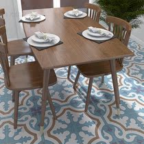 Blue small flower brick fire Fengxiang hot pot restaurant 300 non-slip floor tiles retro Chinese style restaurant hotel parquet tile