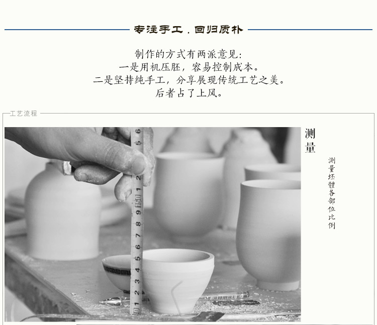 Offered home - cooked hand - made porcelain double circle in noggin thin foetus to use individual jingdezhen ceramic sample tea cup of tea light cup