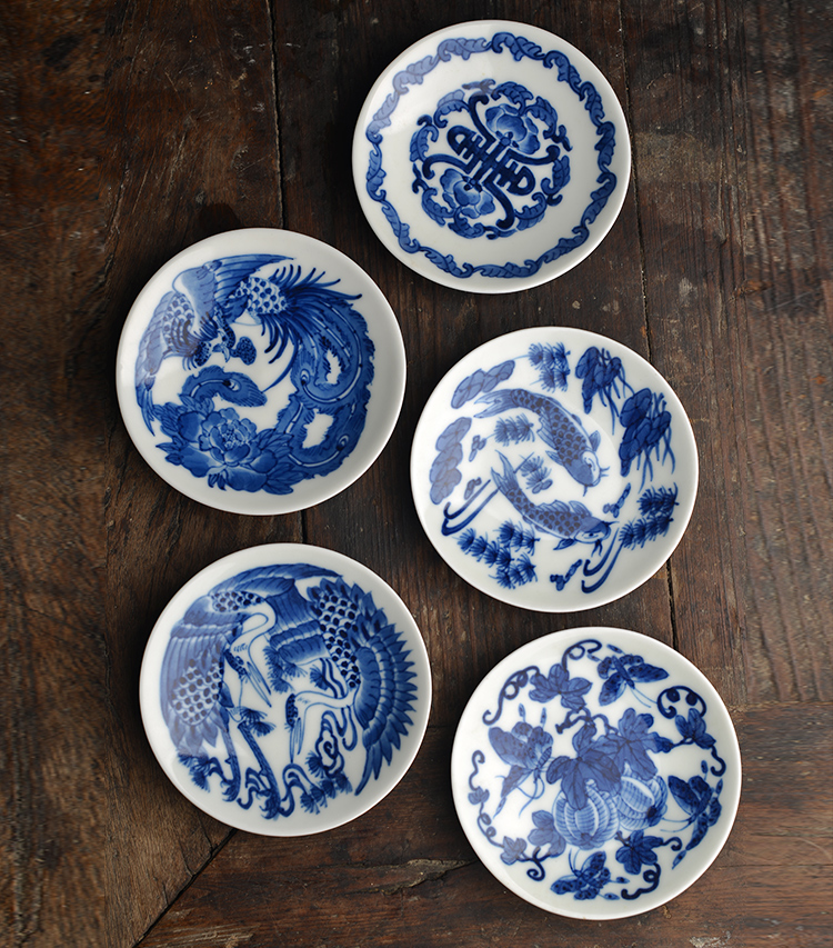 Offered home - cooked at flavour hand - made of blue and white porcelain cup mat cup tea saucer dish of jingdezhen ceramic tea set manually