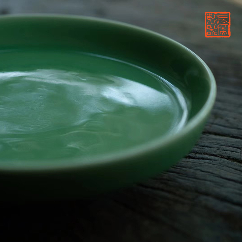 Offered home - cooked the hand - carved name plum bats qingyun grain tea tray was dry plate pot of archaize of jingdezhen ceramic tea set