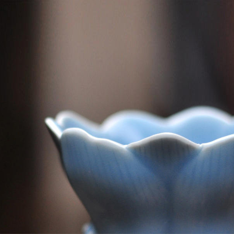 Long up is pure manual green glaze demand CPU master cup of archaize of jingdezhen porcelain tea cups