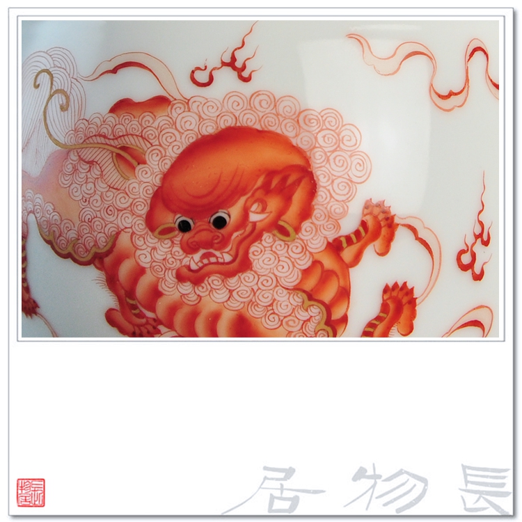 Offered home - cooked less pure hand - made alum in red t Pacific ceramic tea pot small jingdezhen porcelain tea by hand