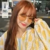 Kính râm 2019 thời trang xuân hè kính râm nữ kim loại rỗng UV bảo vệ kính râm thời trang mặt nhỏ - Kính đeo mắt kính Kính đeo mắt kính