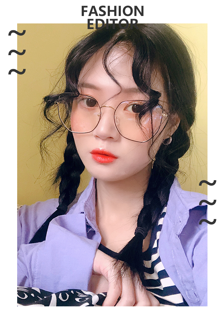 Net đa giác màu đỏ nữ lớn hộp chống xanh retro khung mắt tròn có thể được trang bị kính cận thị kính phẳng gương kính gucci