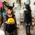 Halloween Trẻ Em Trang Phục Hóa Trang Phù Thủy Diễn Sân Khấu Bé Gái Sàn Diễn Ma Cà Rồng Đêm Quốc Đầm