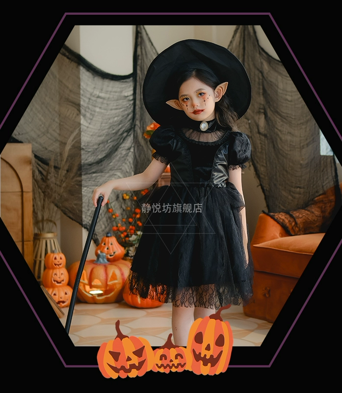 Halloween Thiên thần bóng tối Ma cà rồng cosplay hầu gái váy quỷ nhỏ trường phù thủy trang phục biểu diễn